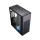 GEMBIRD Midi Tower Fornax M100B ATX niebiesie wentylatory Czarna CCC-FC-M100B - 1184605 - zdjęcie 4